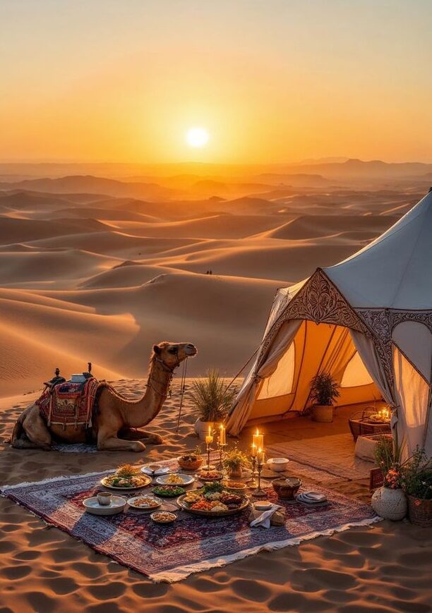 tabara in desert